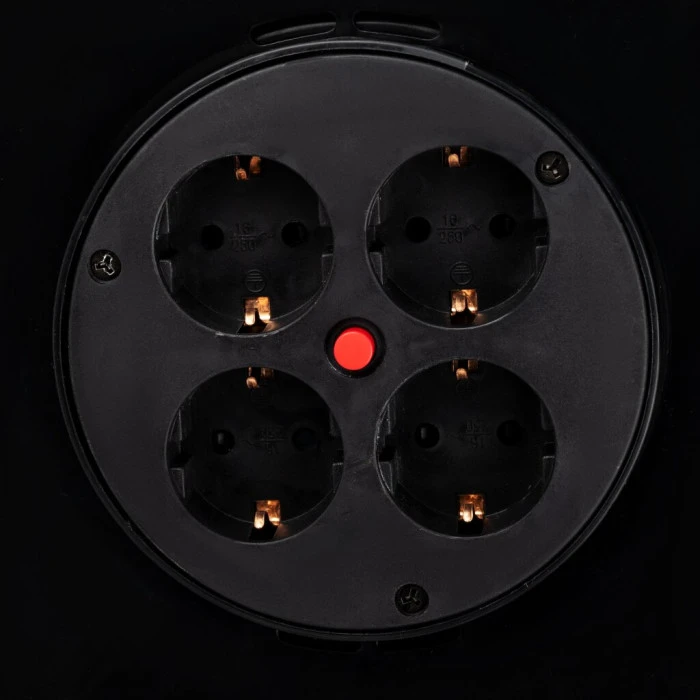 Удлинитель на катушке LP 50м (ПВС 3*1,5), 4 гнезда с заземляющим контактом до 3.5 кВт