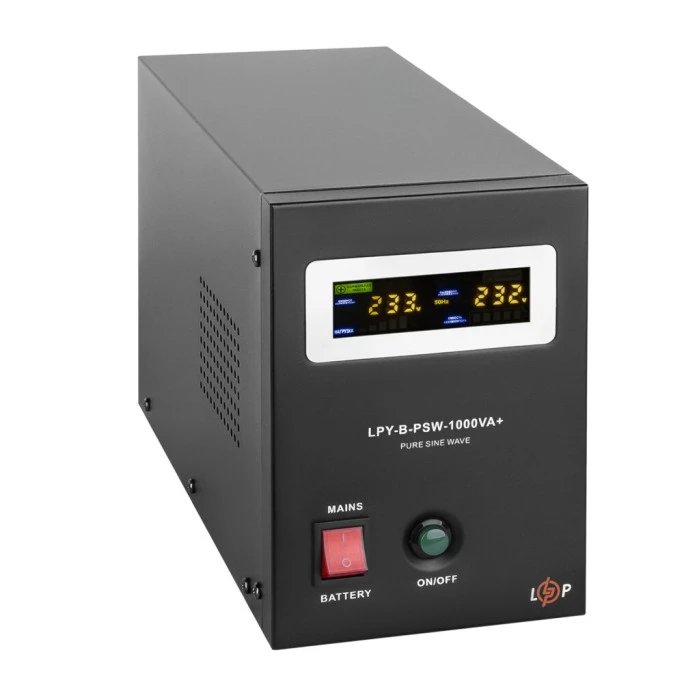ИБП с правильной синусоидой 12V LPY-B-PSW-1000VA+(700Вт) 10A/20A