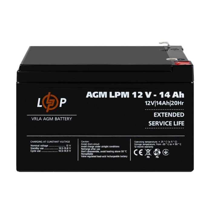 Аккумулятор AGM LPM 12V – 14 Ah