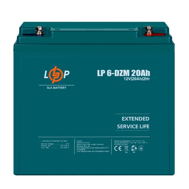 Тяговый свинцово-кислотный аккумулятор AGM LP 6-DZM-20 Ah