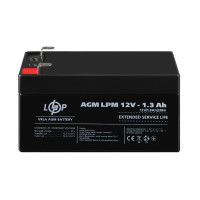 Аккумулятор AGM LPM 12V – 1.3 Ah