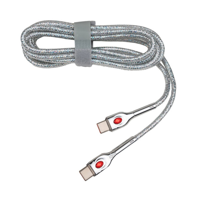 Кабель (шнур) LP Type-C to Type-C 65W с быстрой зарядкой (QC) 2м C652MC