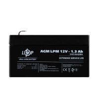 Аккумулятор AGM LPM 12V – 1.3 Ah