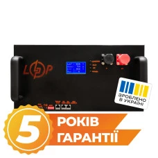 Акумулятор LP LiFePO4 51,2V - 230 Ah (11776Wh) (Smart BMS 200A/100А) з LCD метал RM RS485/CAN