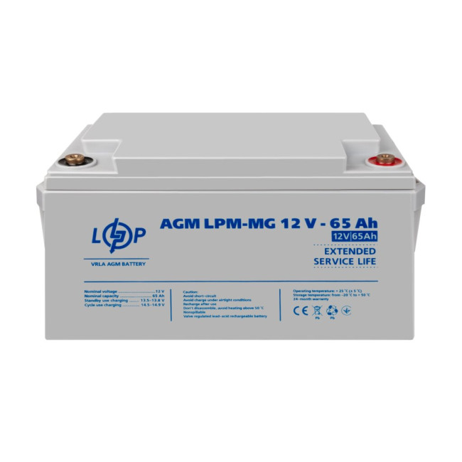Аккумулятор мультигелевый LPM-MG 12V - 65 Ah