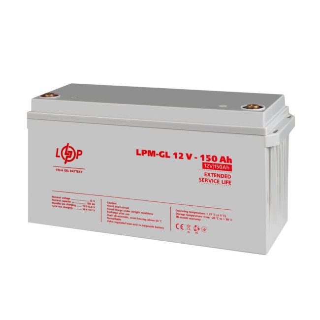 Аккумулятор гелевой LPM-GL 12V - 150 Ah