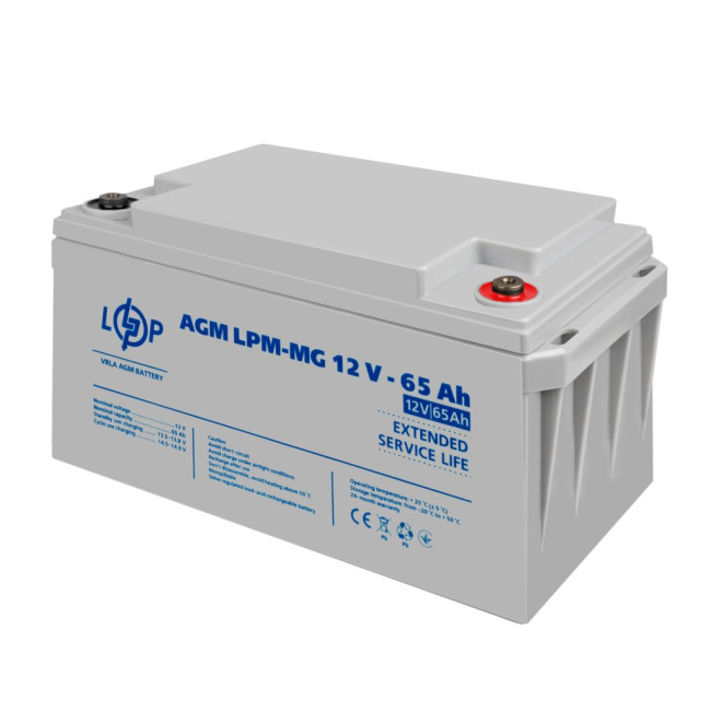 Аккумулятор мультигелевый LPM-MG 12V - 65 Ah