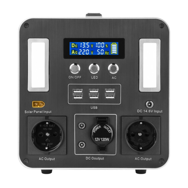 Многофункциональная портативная зарядная станция LP CHARGER MPPT 1000 Max (1000W, 960Wh)