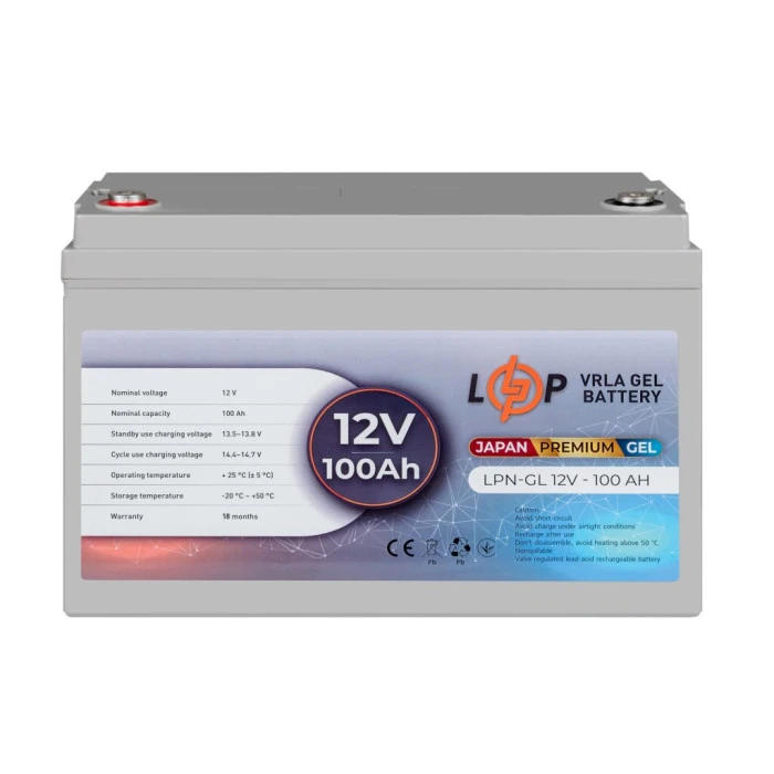 Аккумулятор гелевый LPN-GL 12V-100 Ah (JAPAN)