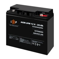 Акумулятор AGM LPM 12V-20 Ah під болт М5