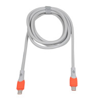 Кабель (шнур) LP USB Type-C to USB Type-C 2.4A 100W с быстрой зарядкой (PD) 2м C1001MC