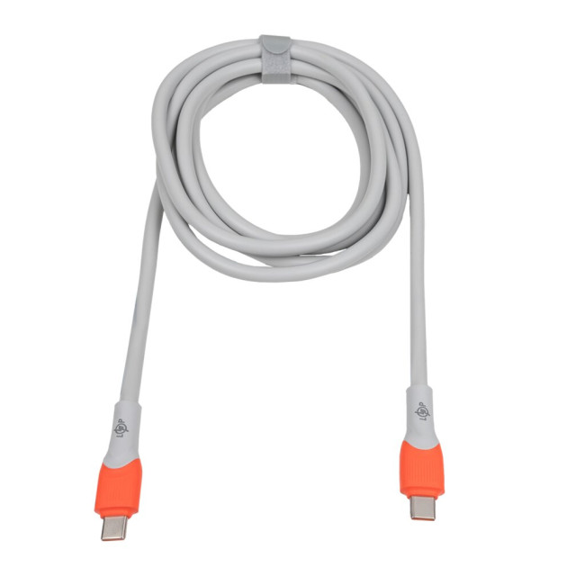 Кабель (шнур) LP USB Type-C to USB Type-C 2.4A 100W с быстрой зарядкой (PD) 2м C1001MC