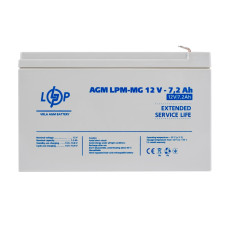 Аккумулятор мультигелевый LPM-MG 12V - 7.2 Ah
