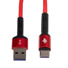 Кабель (шнур) LP USB 3.0 to USB Type-C 5A с быстрой зарядкой (QC) 1м LS63C-5A