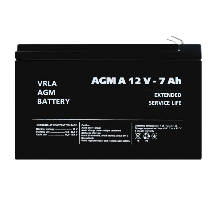 Аккумулятор для сигнализации AGM А 12V – 7 Ah