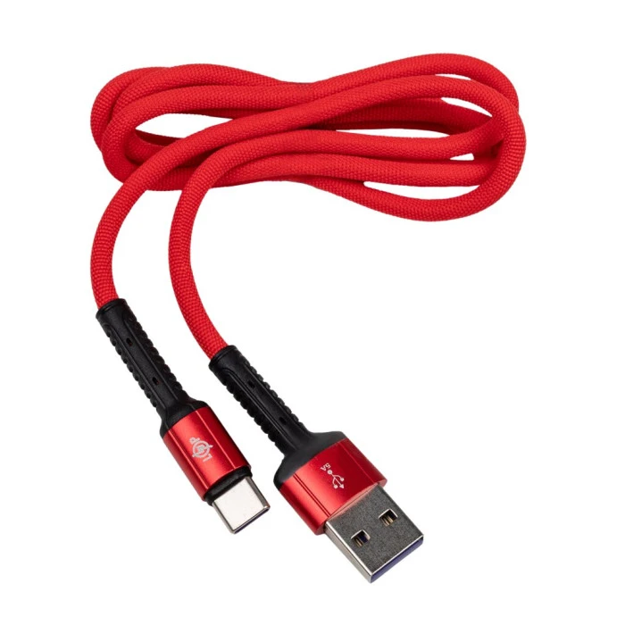 Кабель (шнур) LP USB 3.0 to USB Type-C 5A с быстрой зарядкой (QC) 1м LS63C-5A