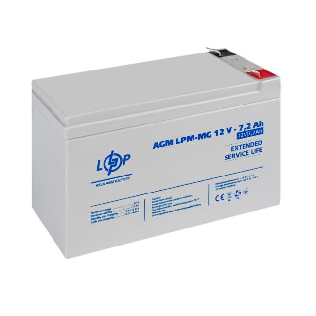 Аккумулятор мультигелевый LPM-MG 12V - 7.2 Ah