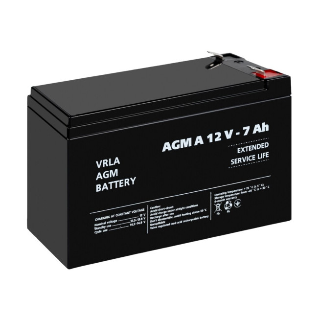 Аккумулятор для сигнализации AGM А 12V – 7 Ah