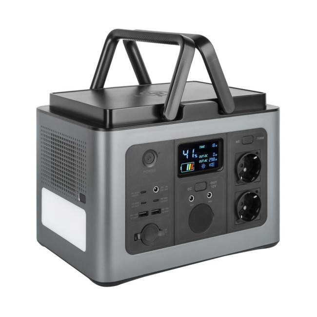 Многофункциональная портативная зарядная станция LP CHARGER MPPT 700 Pro (700W, 614Wh)