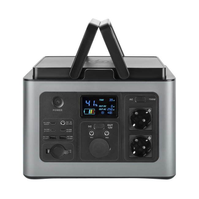 Многофункциональная портативная зарядная станция LP CHARGER MPPT 700 Pro (700W, 614Wh)