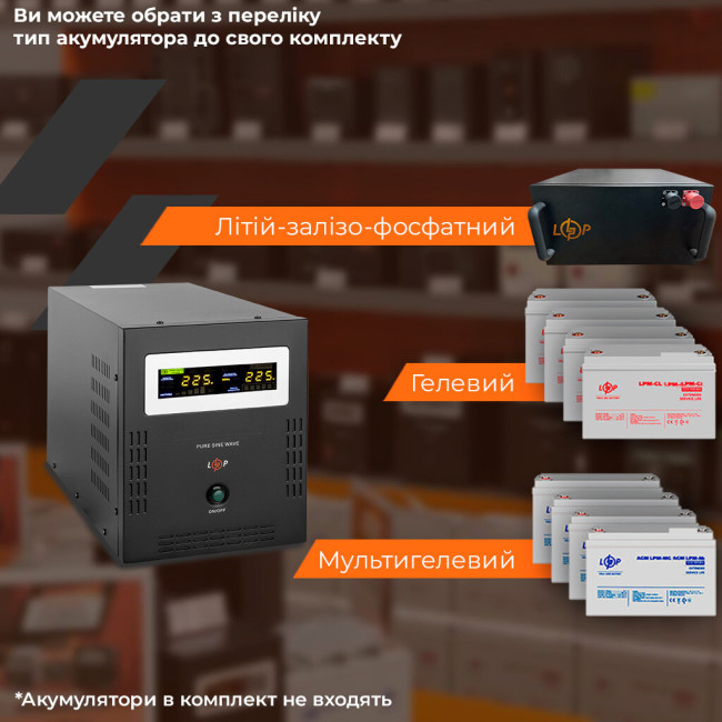 ДБЖ з правильною синусоїдою 48V LPY-B-PSW-6000VA+(4200Вт)10A/20A