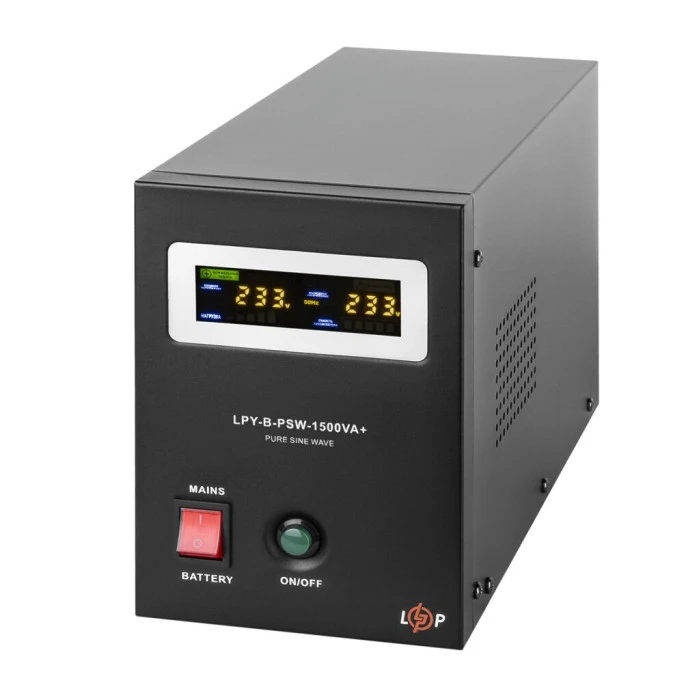 ИБП с правильной синусоидой 24V LPY-B-PSW-1500VA+(1050Вт) 10A/15A