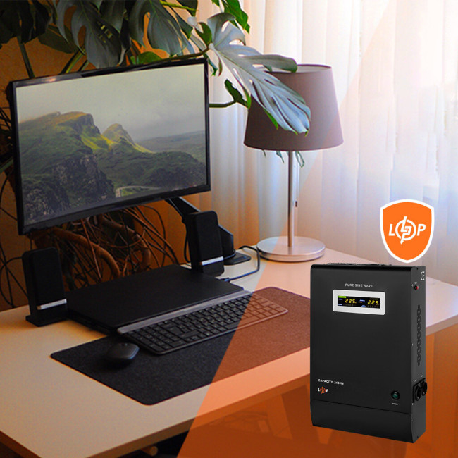 ДБЖ з правильною синусоїдою 48V LPY-W-PSW-3000VA+(2100Вт)