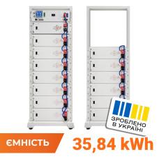 Высоковольтный аккумулятор LP LiFePO4 Battery HVM 716,8V 50Ah (35840Wh) BMS 160A P AB Lrack white