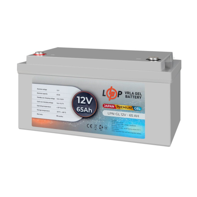 Аккумулятор гелевой LPN-GL 12V - 65 Ah (JAPAN)