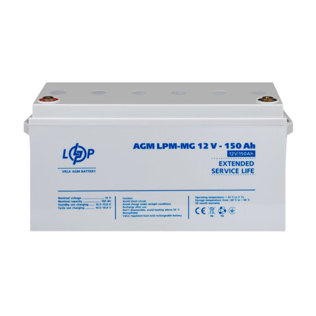 Аккумулятор мультигелевый LPM-MG 12V - 150 Ah
