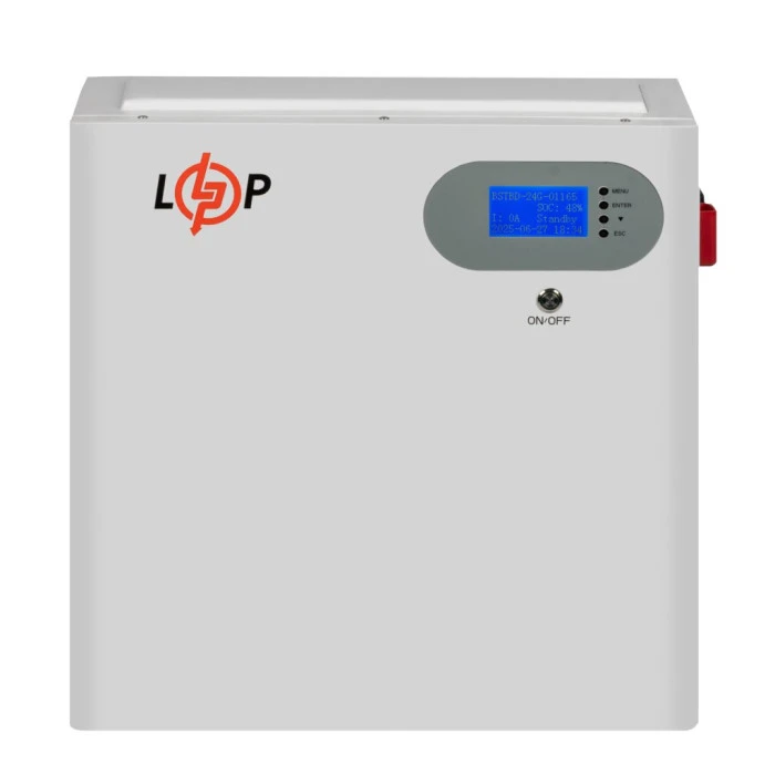 Акумулятор LP LiFePO4 51,2V - 100 Ah 5120Wh (Smart BMS 100A) з LCD WAB RS485/CAN