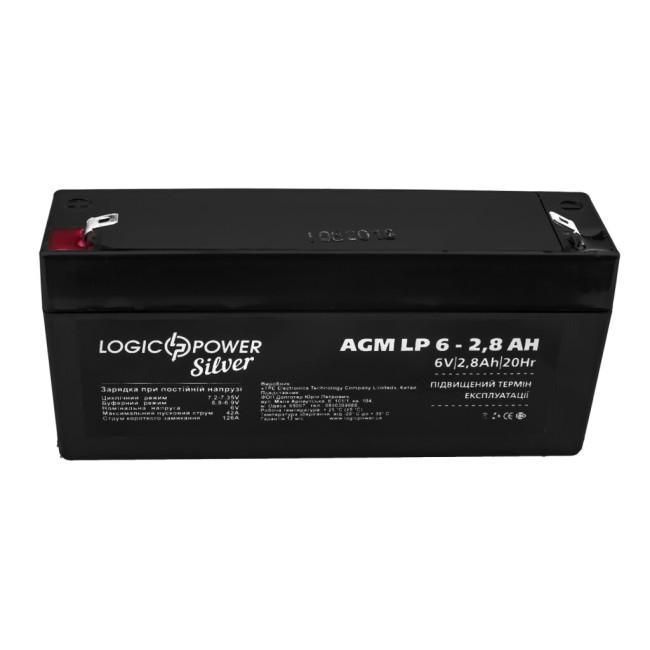 Аккумулятор AGM LP 6V - 2.8 Ah Silver