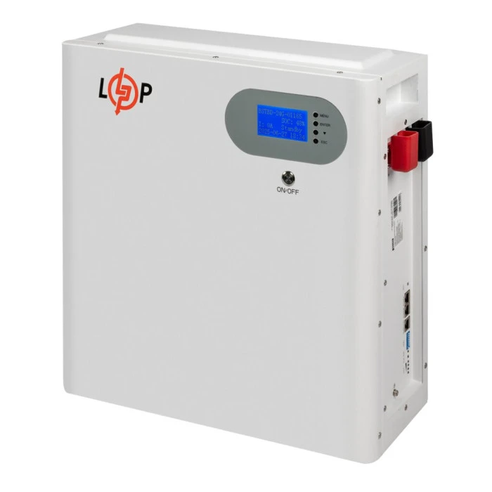 Акумулятор LP LiFePO4 51,2V - 100 Ah 5120Wh (Smart BMS 100A) з LCD WAB RS485/CAN