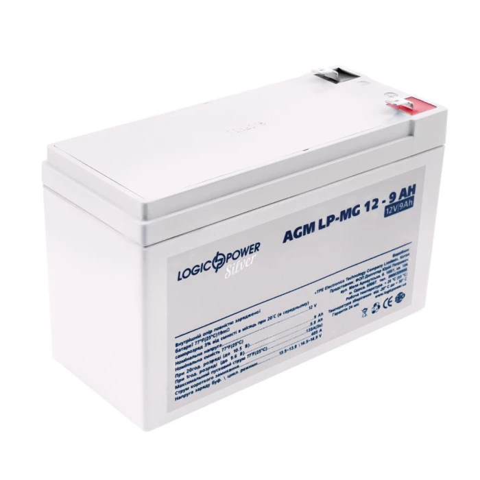 Аккумулятор мультигелевый LP-MG 12V - 9 Ah Silver