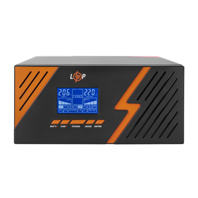 ИБП с правильной синусоидой 12V LPM-PSW-1500VA (1050Вт) Black