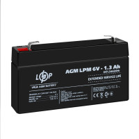 Аккумулятор AGM LPM 6V – 1.3 Ah