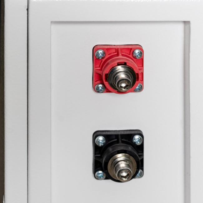 Аккумулятор LP LiFePO4 51,2V - 100 Ah (5120Wh) (BMS 100A/50А) металл LCD Smart RS485/CAN JK настенный