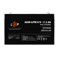 Аккумулятор AGM LPM 6V – 7.2 Ah