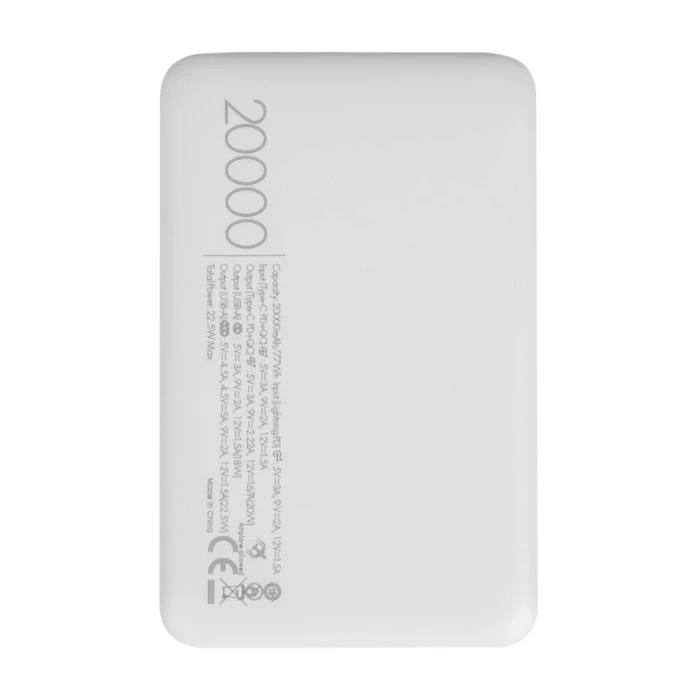 Зовнішній акумулятор (Power Bank) LP PQ22 20000mAh 22.5W