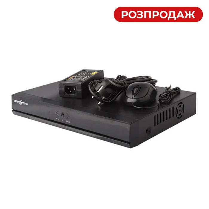 IP відеореєстратор 32-канальний 5MP NVR GreenVision GV-N-S002/32