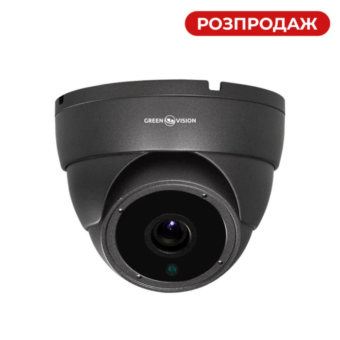 Камера відеоспостереження вулична IP POE 5MP GV-158-IP-M-DOS50-30H Dark Grey (Ultra)