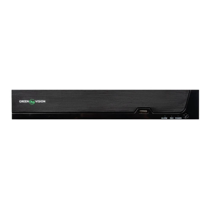 IP відеореєстратор 10-канальний 8MP NVR GreenVision GV-N-S024/08 (8POE) (Lite)