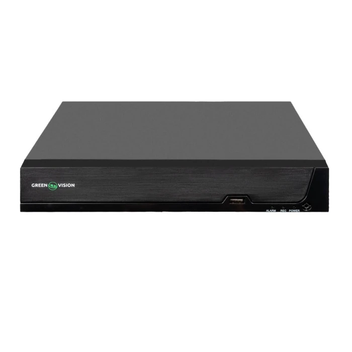 IP відеореєстратор 10-канальний 8MP NVR GreenVision GV-N-S024/08 (8POE) (Lite)