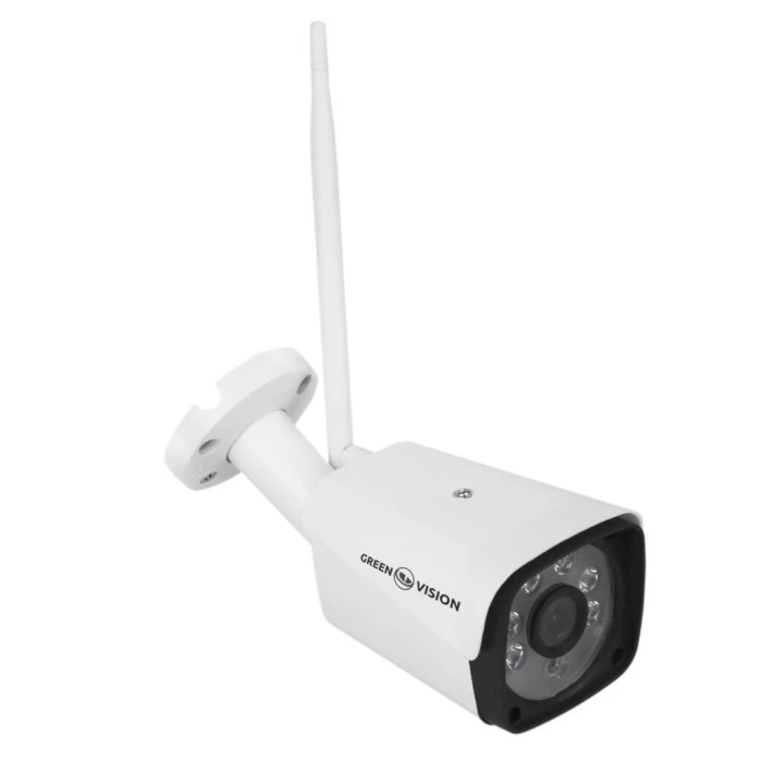 Комплект видеонаблюдения беспроводной Wi-Fi на 2 камеры 3MP GreenVision GV-IP-K-W57/02 (Lite)