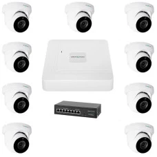 Комплект видеонаблюдения на 9 камер GV-IP-K-W77/09 5MP