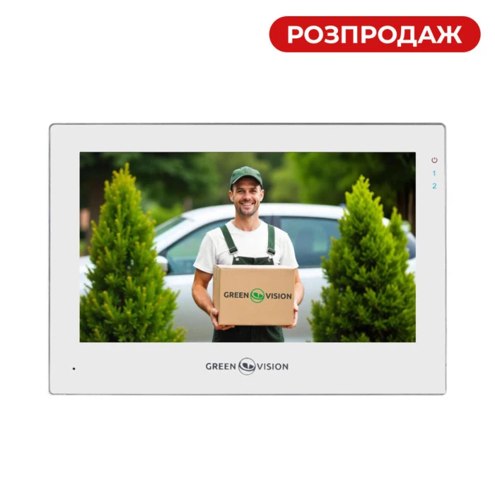 Цветной Wi-Fi AHD видеодомофон GV-059-AHD-M-VD7SD White