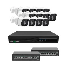 Комплект видеонаблюдения на 12 камер GV-IP-K-W89/12 5MP