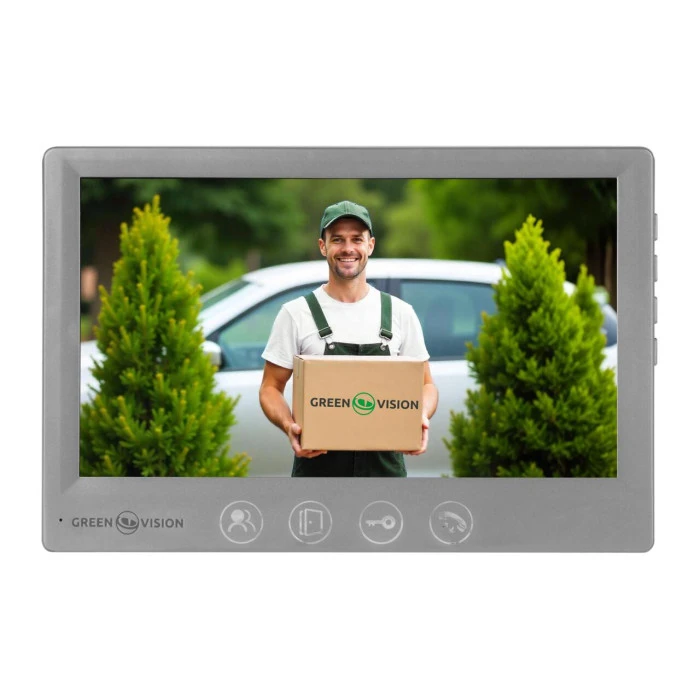 Цветной AHD видеодомофон GV-058-AHD-M-VD7SD Grey