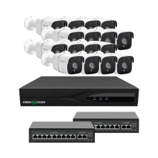 Комплект видеонаблюдения на 16 камер GV-IP-K-W88/16 5MP