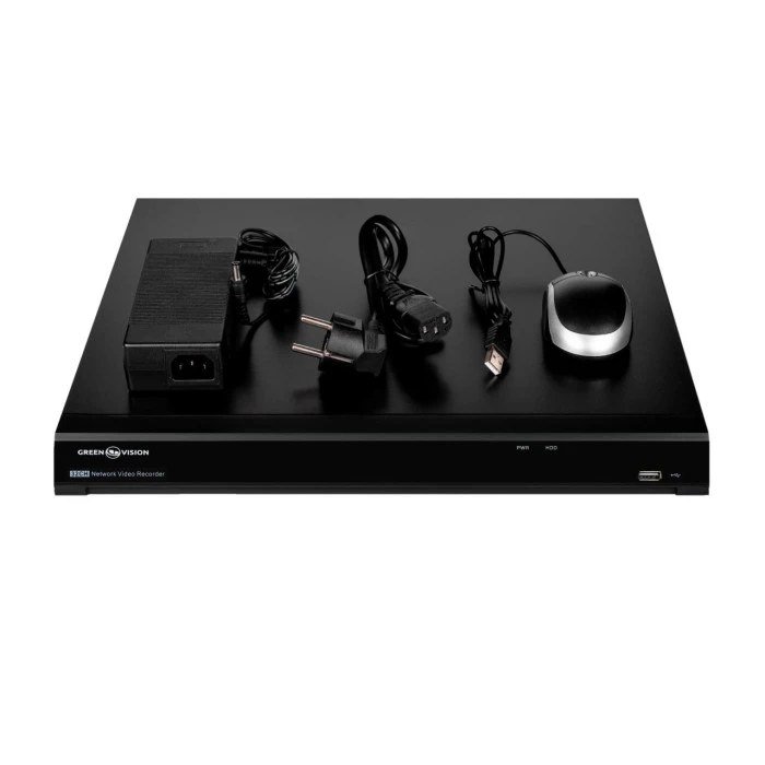 IP відеореєстратор 32-канальний 12MP NVR GreenVision GV-N-I019/32 12MP (V2)
